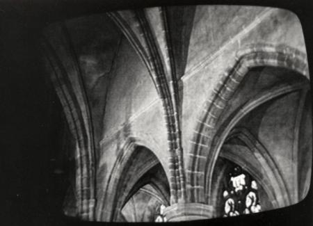 les voûtes de l'abbatiale